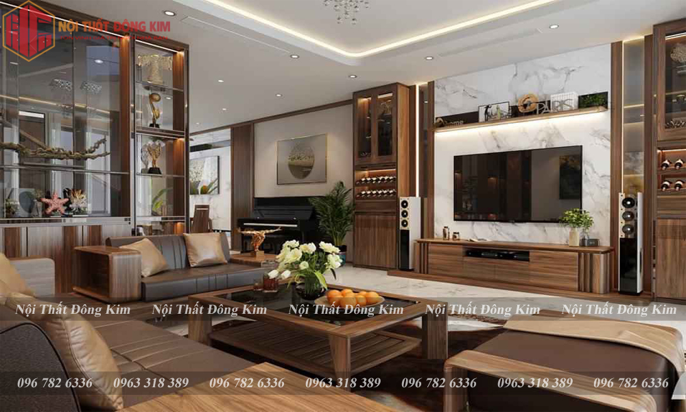 Tủ bếp gỗ óc chó 020