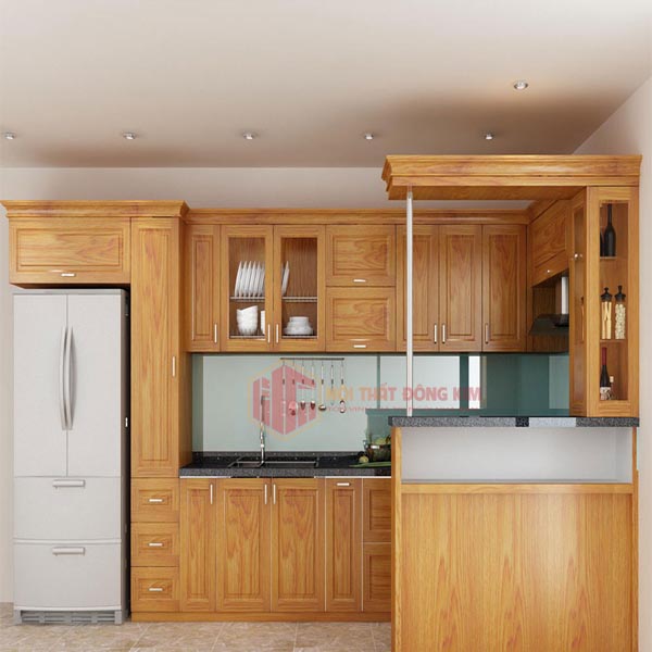 Tủ bếp có Quầy Bar TBQB 01