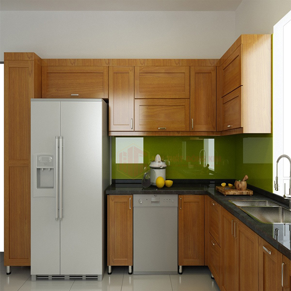 Tủ bếp gỗ sồi Nga TBSN 035