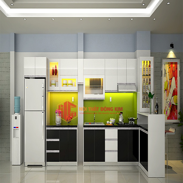Tủ bếp Melamine TBMLM 016