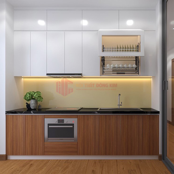Tủ bếp gỗ Veneer TBGV 02