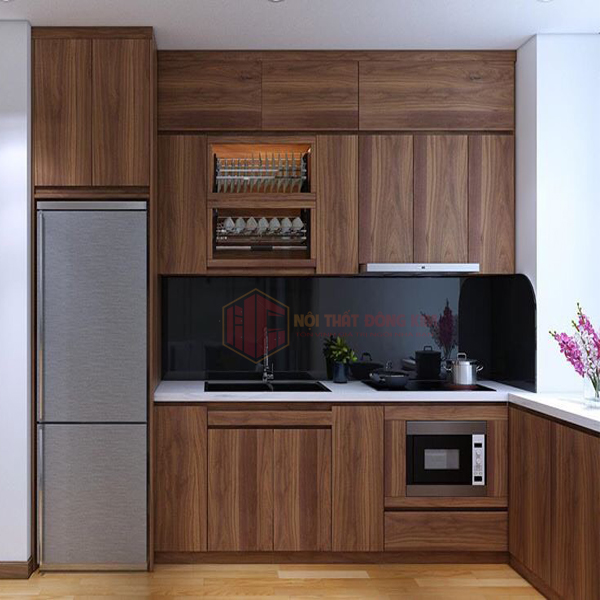Tủ bếp gỗ Veneer TBGV 06