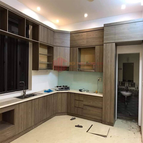 Tủ bếp gỗ Veneer TBGV 03