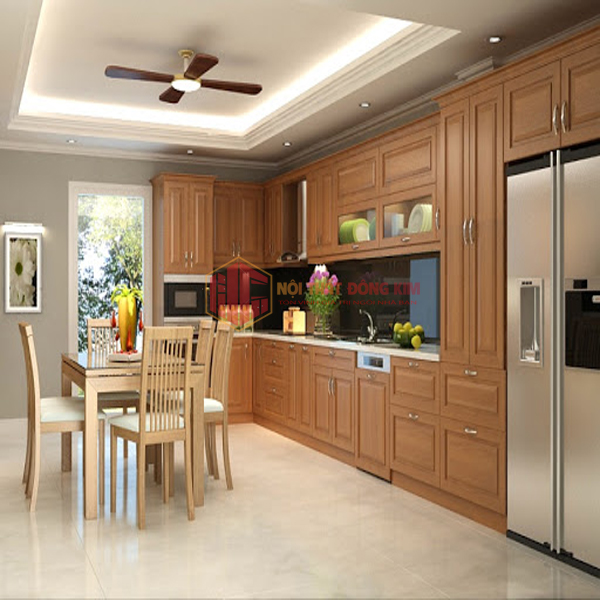 Tủ bếp gỗ Xoan Đào TBXD 07