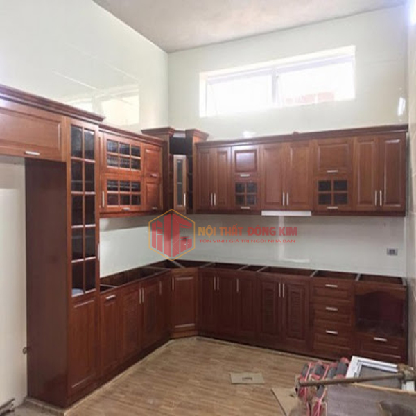 Tủ bếp gỗ Xoan Đào TBXD 09