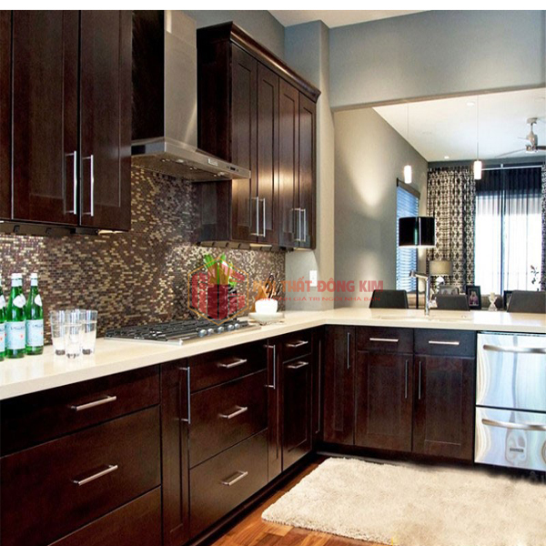 Tủ bếp gỗ Xoan Đào TBXD 011