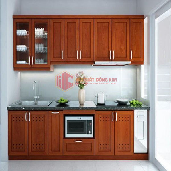 Tủ bếp gỗ Xoan Đào TBXD 04