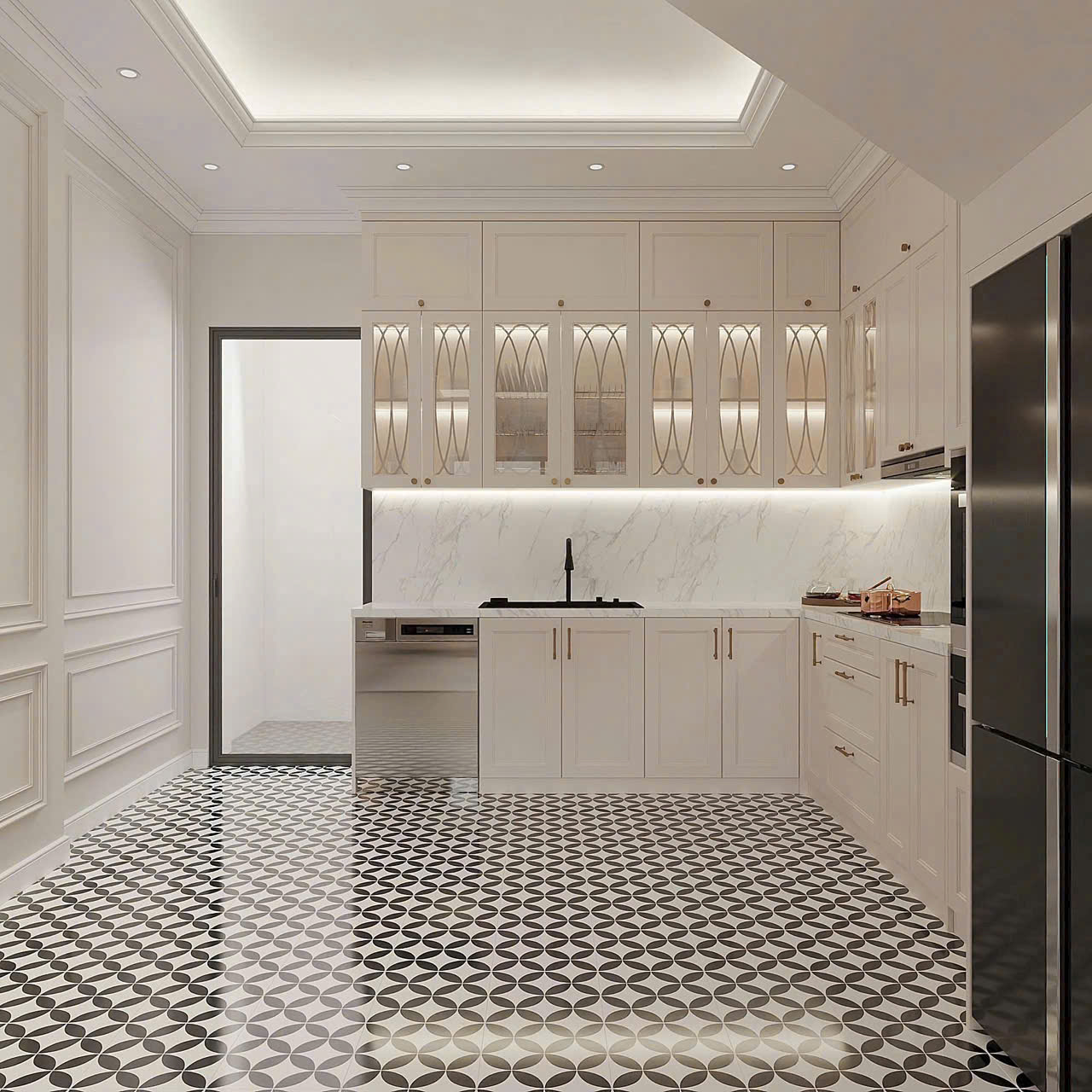 Tủ Bếp Sơn Inchem Cao Cấp 036