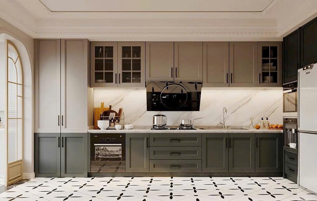 Tủ Bếp Sơn Inchem Cao Cấp 037