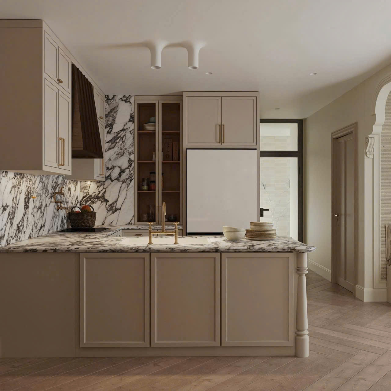 Tủ Bếp Sơn Inchem Cao Cấp 039