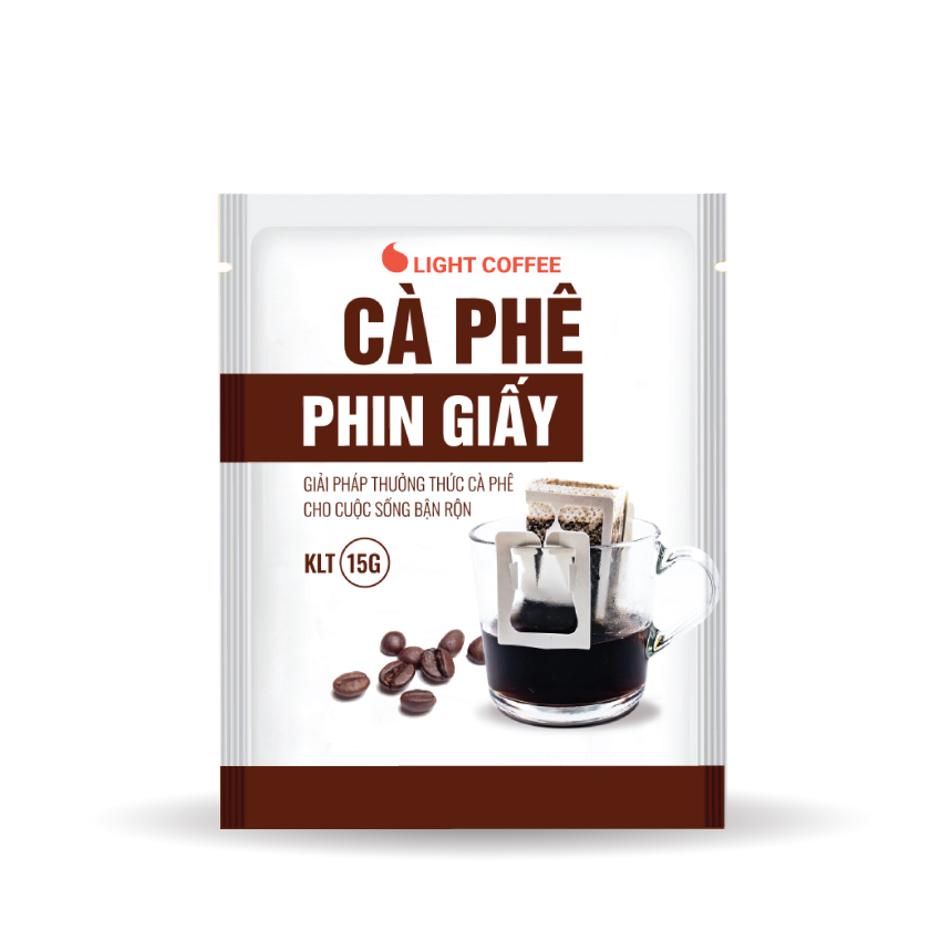 BÁO GIÁ Cà Phê Light Coffee | Shopee Lazada Sendo Tiki mới nhất 44 Cà phê phin giấy Light Coffee - Túi 15gr - Lazcoin