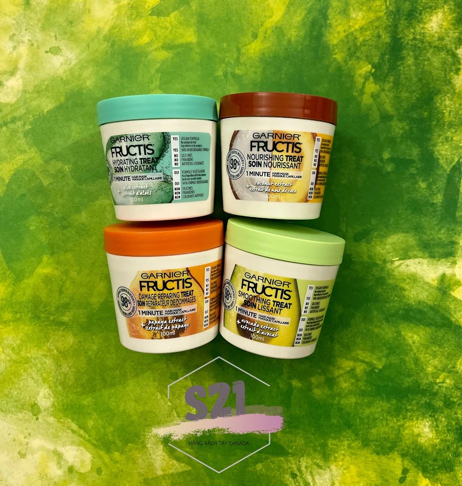 Dầu Ủ Dưỡng Tóc Garnier Fructis 1 Minute Hair Mask 100ml – Dầu Ủ Dưỡng Tóc Garnier Fructis 1 Minute Hair Mask 100ml –