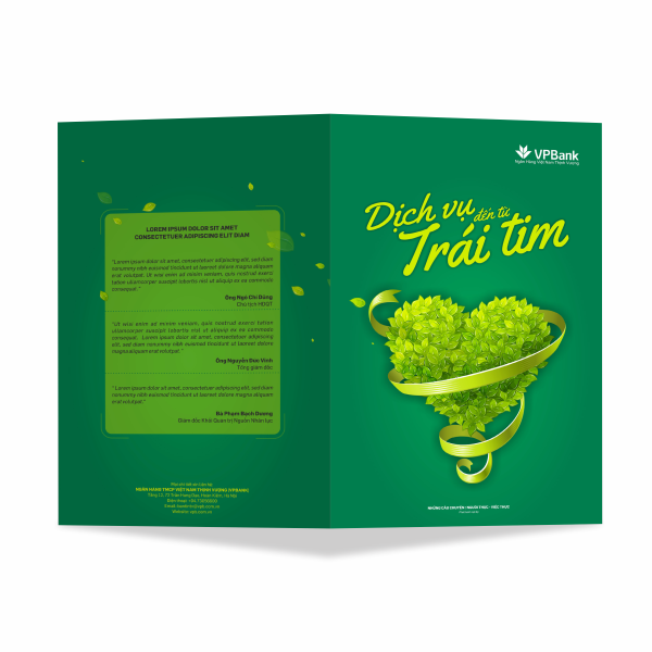 Tờ gấp dịch vụ trái tim VPBank