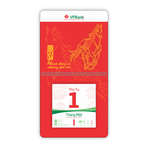 Lịch VP Bank 2014