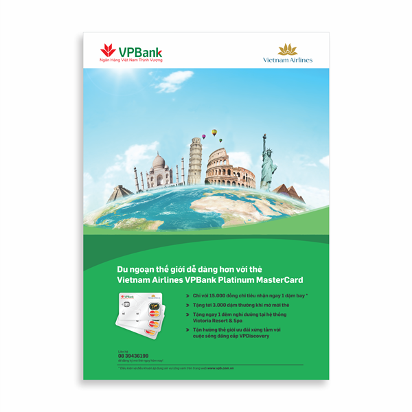 Poster Du Ngoạn thế giới VPBank