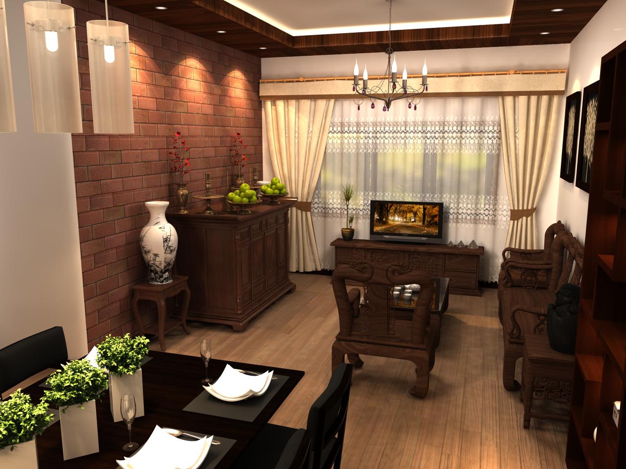 Căn hộ 138m2 của hai cụ Hùng - Loan tại Chung cư Mulberry lane