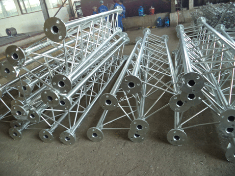 Gia công cột anten trạm BTS cho MobiFone