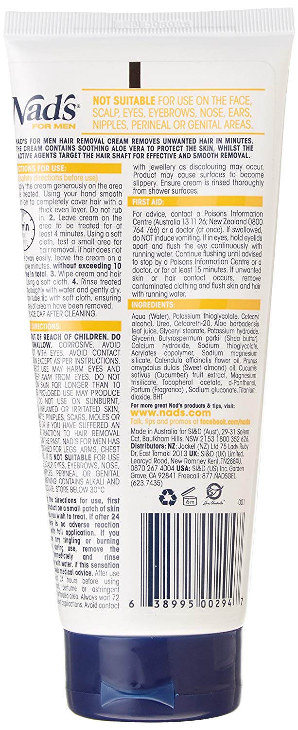 Kem tẩy lông cho nam Nad's For Men Hair Removal Cream 200ml NAM ANH COSMETICS Kem tẩy lông cho nam Nad's For Men Hair Removal Cream 200ml NAM ANH COSMETICS