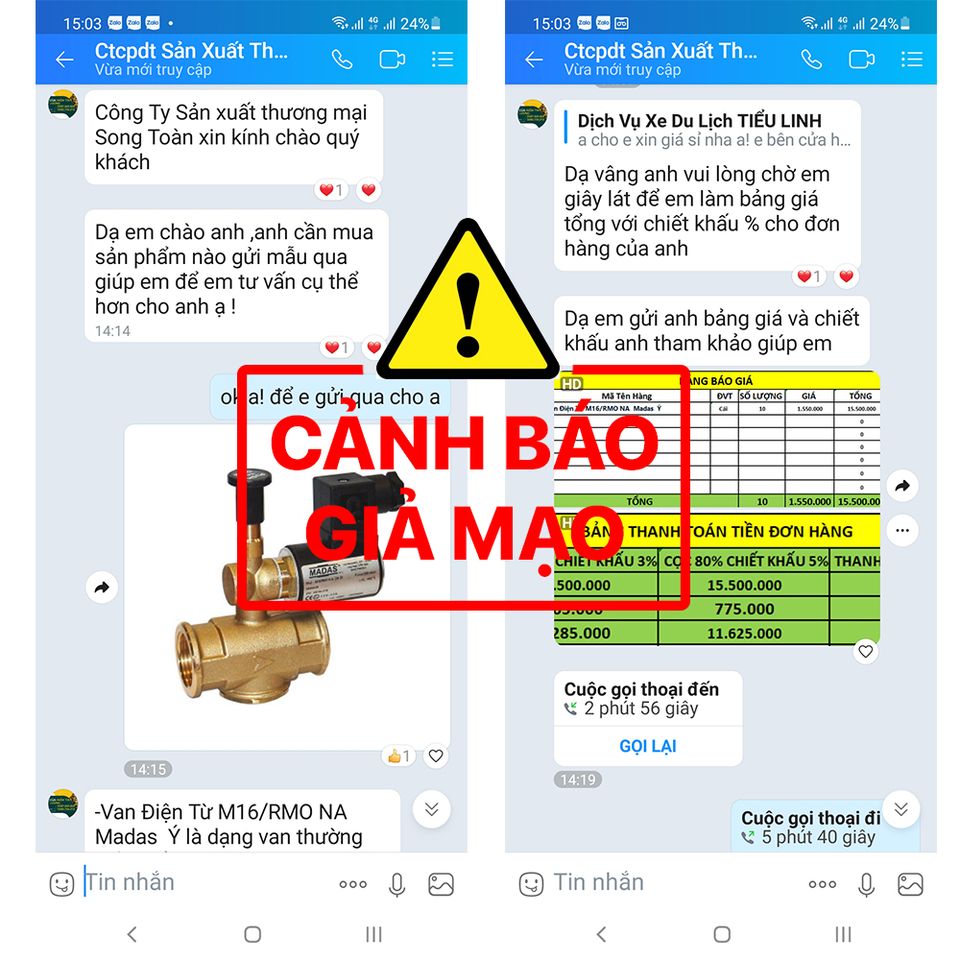 ❗CẢNH BÁO GIẢ MẠO SONG TOÀN❗