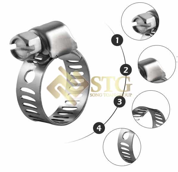 Cổ Dê / Quai Nhê / Đai Thít  / Hose Clamps / Hose Clip Là Gì ?