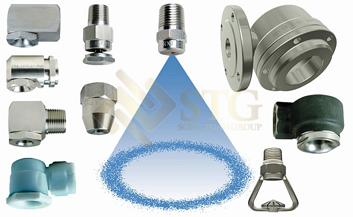 Đầu Phun / Spray Nozzles Trong Các Ngành Công Nghiệp