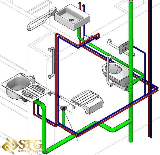 Quy Trình Lắp Đặt Ống Cấp Thoát Nước Trong Nhà - Phần 1