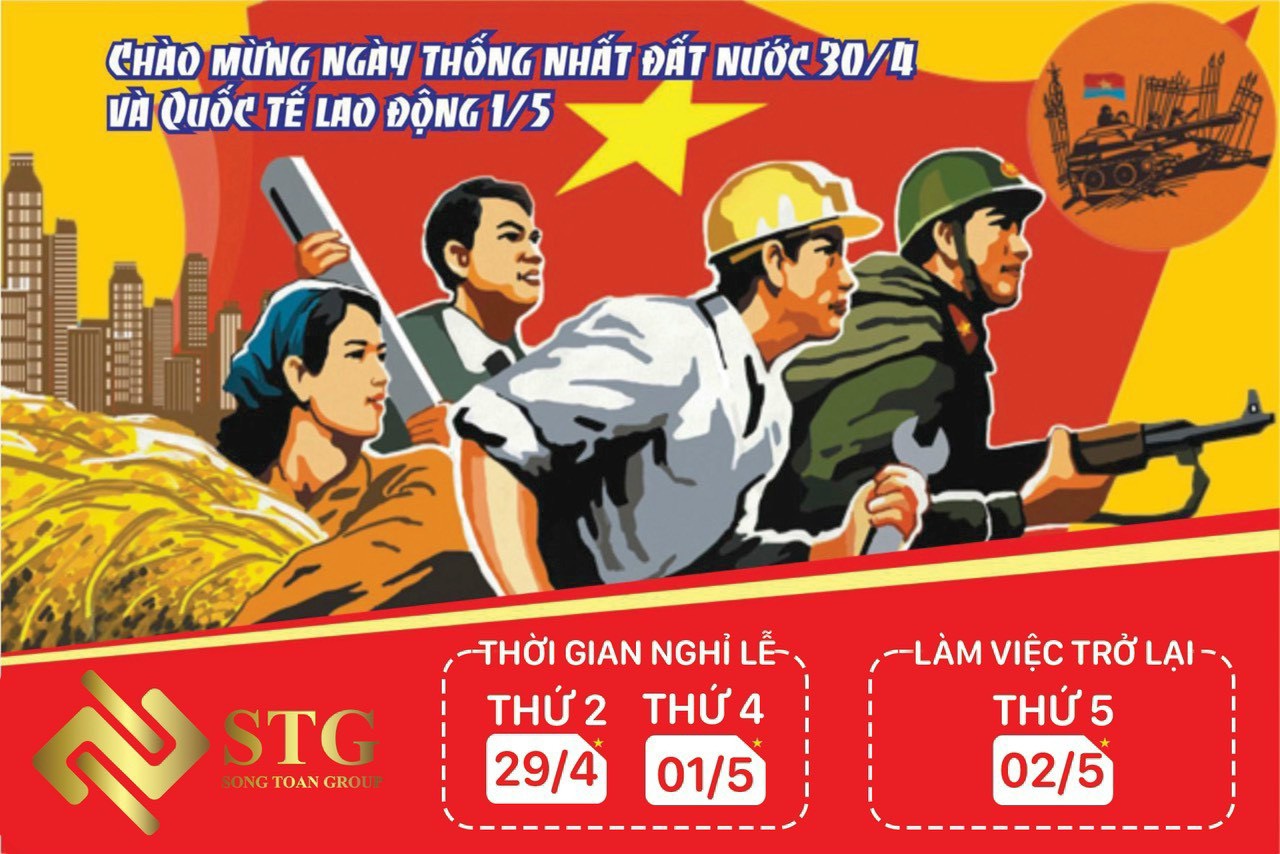 Thông Báo Lịch Nghỉ Lễ 30/04 - 01/05