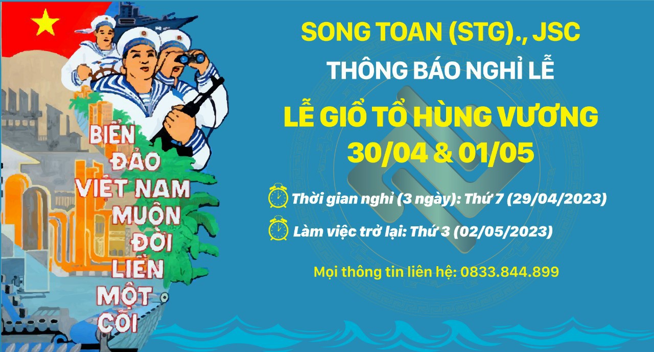 Thông Báo Lịch Nghỉ Lễ 30/04 - 01/05