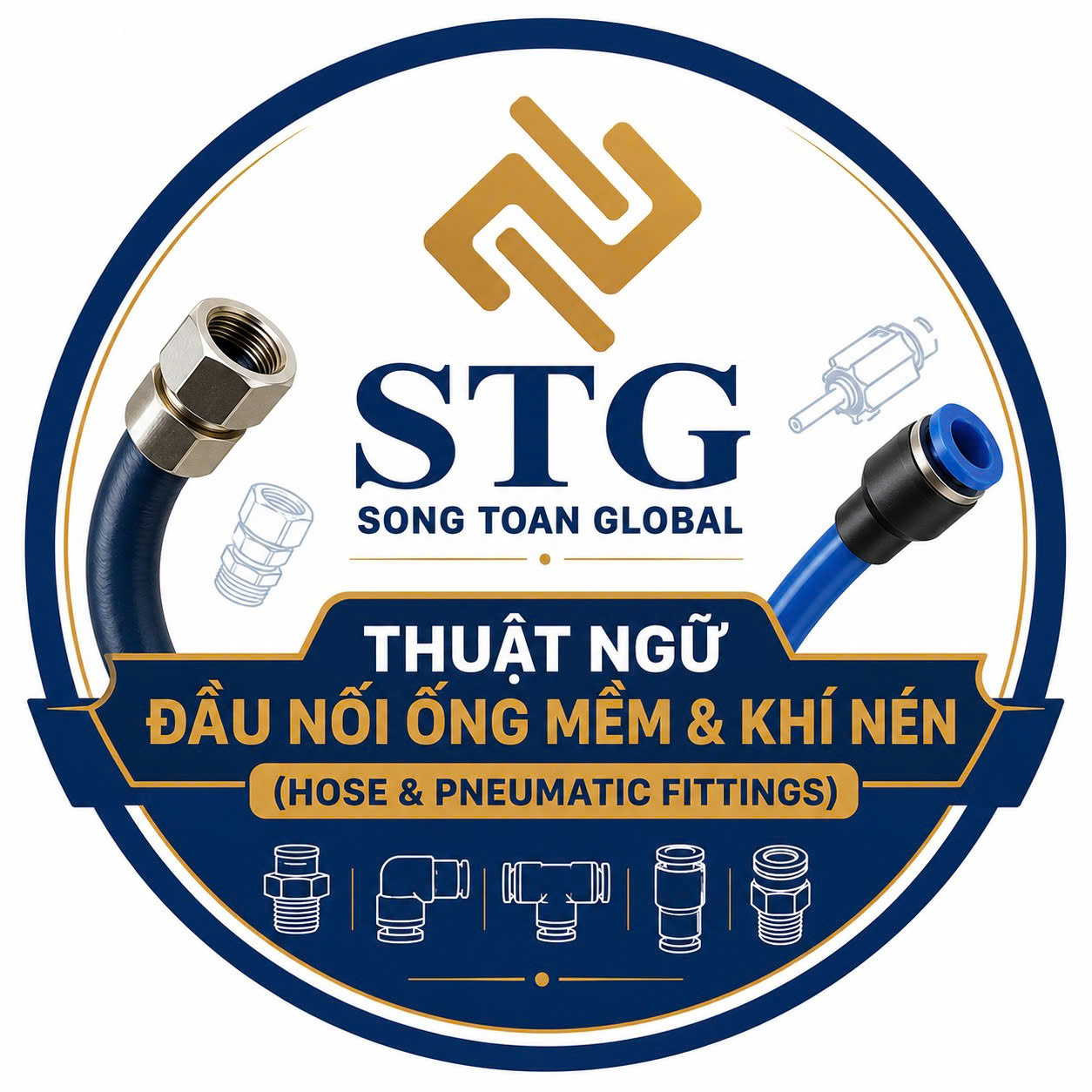 THUẬT NGỮ ĐẦU NỐI ỐNG MỀM & KHÍ NÉN (HOSE & PNEUMATIC FITTINGS)