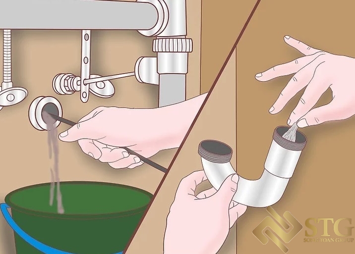 Hướng Dẫn Vệ Sinh Đường Ống Xả Lavabo/Xi Phông Tại Bồn Rửa