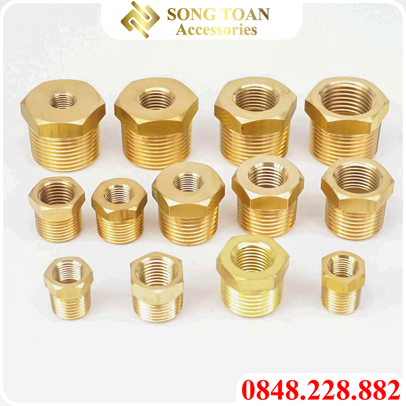 Cà Rá Đồng Thau, Nối Giảm Ren Trong Ren Ngoài Đồng Thau