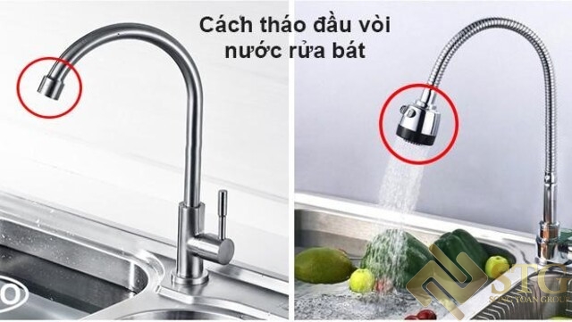 cach-thao-dau-voi-nuoc-rua-bat-don-gian-va-de-hieu-2 Cách Tháo Đầu Vòi Nước Rửa Chén Đơn Giản và Dễ Hiểu