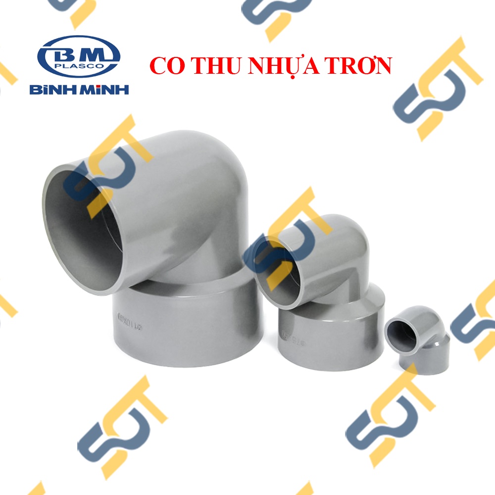 Co Thu PVC Nối Giảm Ống Nhựa Trơn 21 27 34 - Thương Hiệu Nhựa Bình Minh