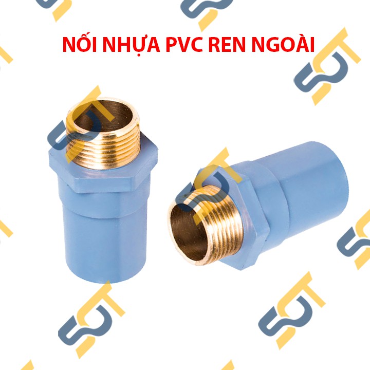 Nối Ren Ngoài Bình Minh, Đầu Nối Ren Ngoài Đồng Thau Nhựa Bình Minh 21 27