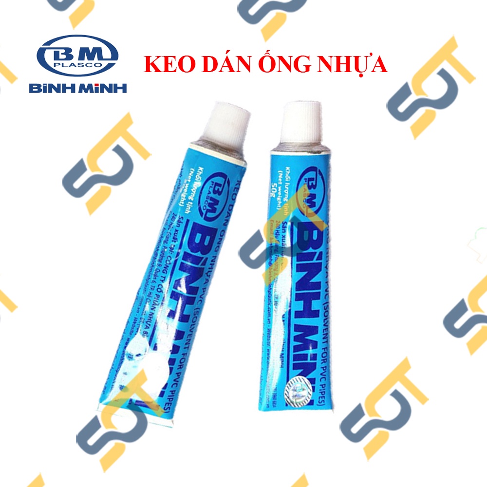 Keo Dán Ống Nhựa PVC BÌNH MINH Tuýp 25g Dán Ống Nhựa PVC