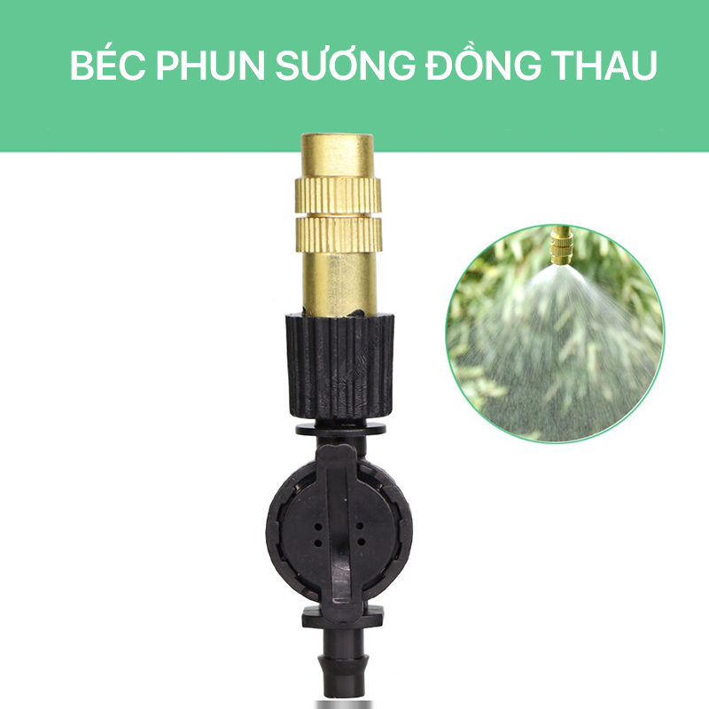 Béc Phun Sương Đồng, Béc Phun Sương Điều Chỉnh Đồng Thau Tưới Lan, Cây Cảnh