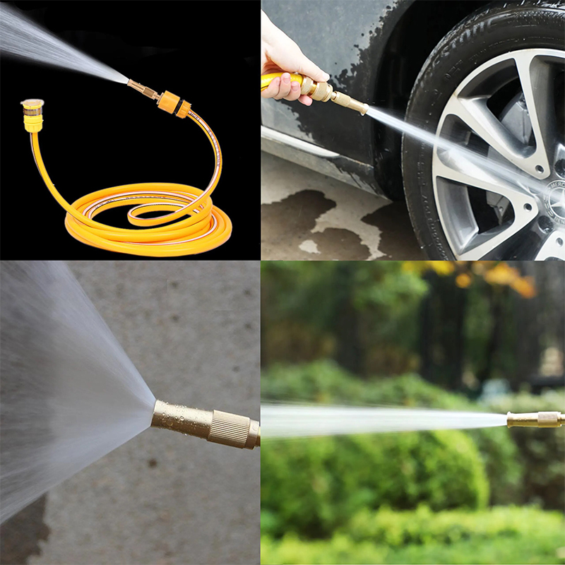 Béc Rửa Xe Tăng Áp Đồng Thau Ren Trong 13 Lắp Đặt Vệ Sinh Xe, Sàn Nhà, Tưới Cây - Điều Chỉnh Tia Nước