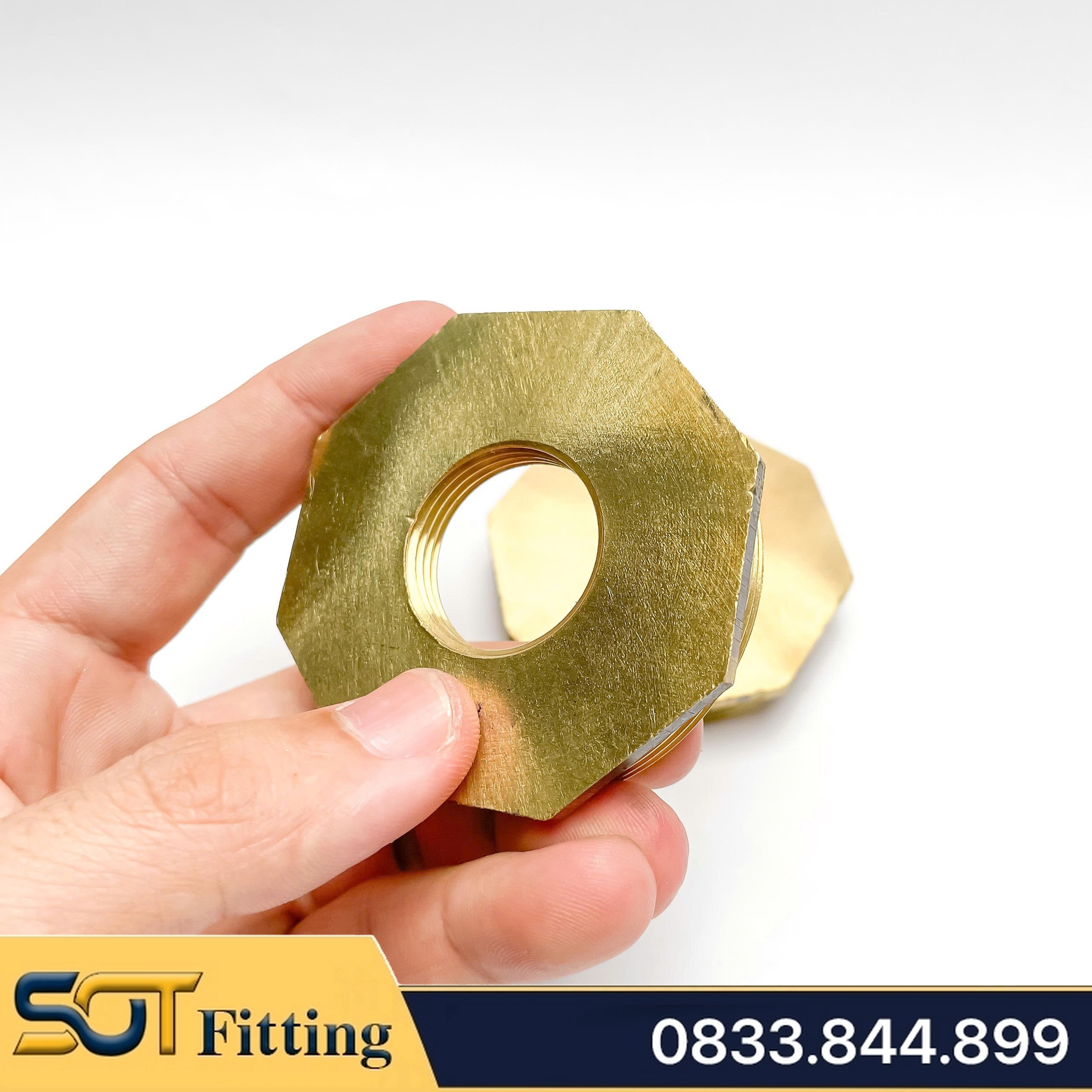 Cà Rá 60 Đồng Thau - Nối Giảm Ren Trong Ren Ngoài 60-49, 60-42, 60-34, 60-27, 60-21
