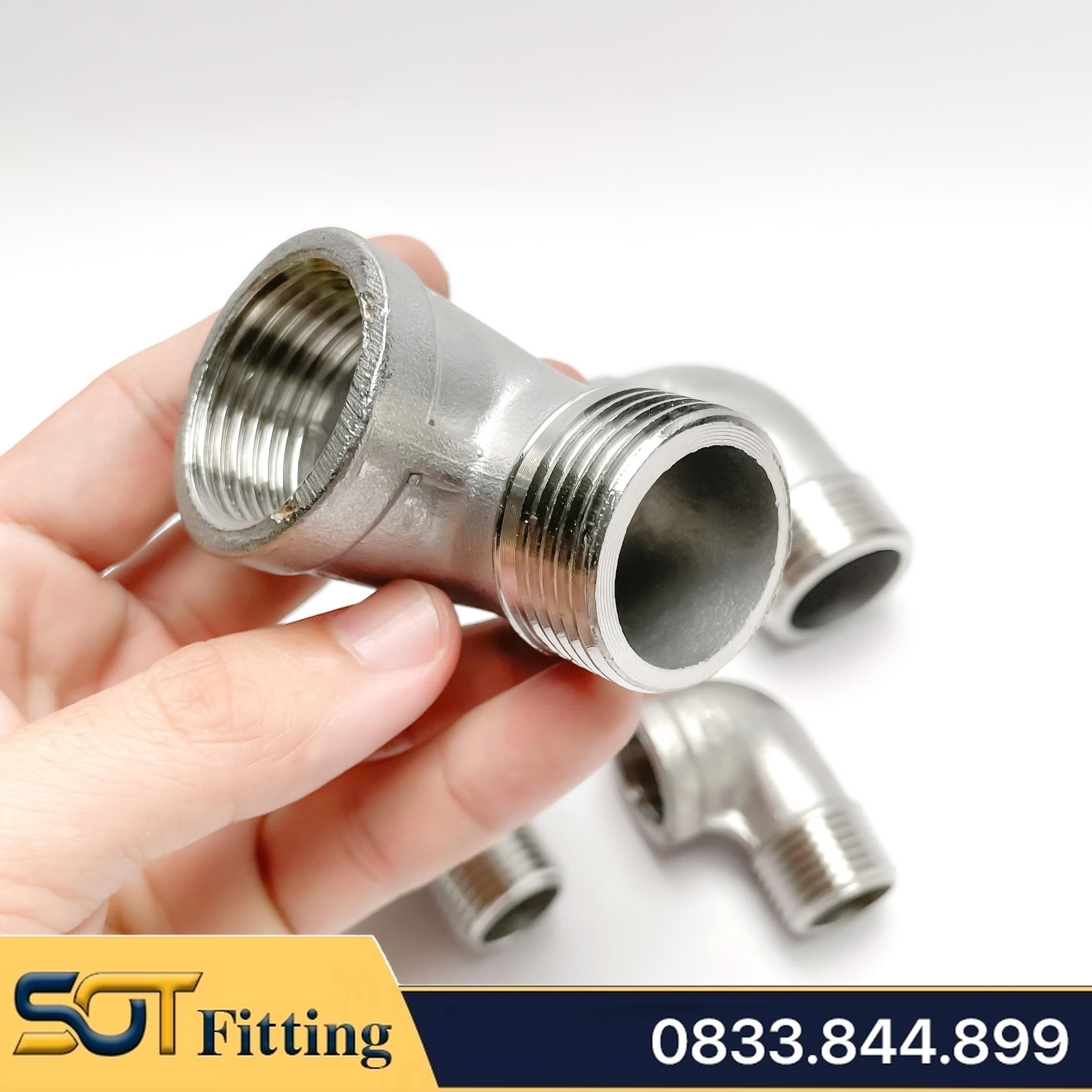 Co Điếu Ren Trong Ren Ngoài Inox 304 - Giải Pháp Kết Nối Bền Bỉ Và Chất Lượng