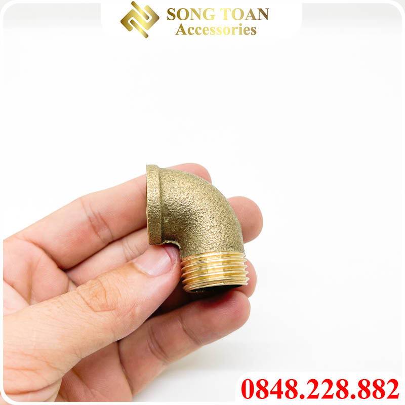 Co Điếu Đồng, Co Ren Trong Ren Ngoài 9.6 13 17 21 - Đồng Thau