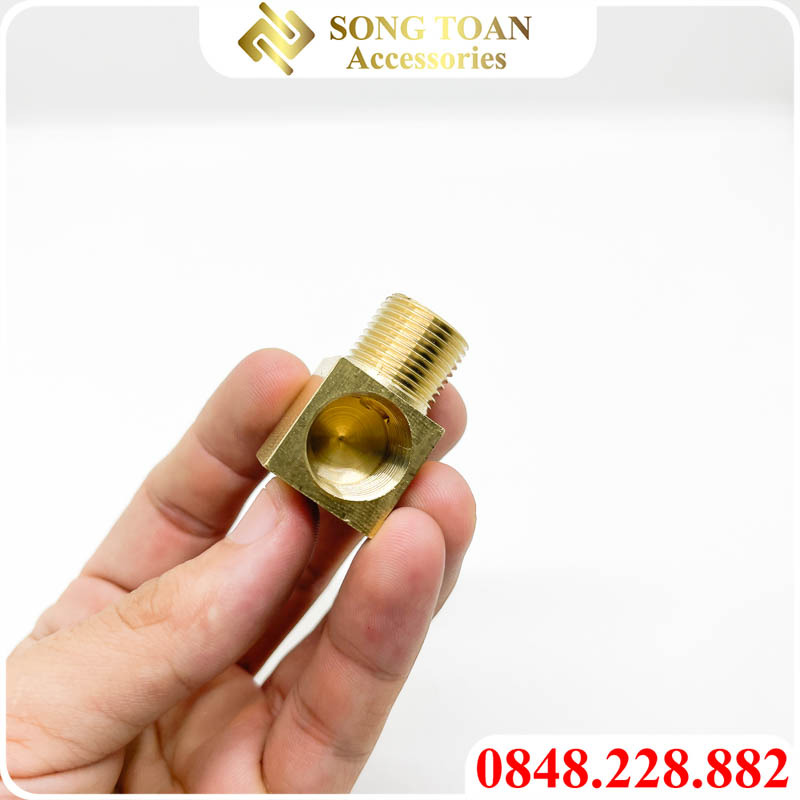 Co Điếu Đồng, Co Ren Trong Ren Ngoài 9.6 13 17 21 - Đồng Thau