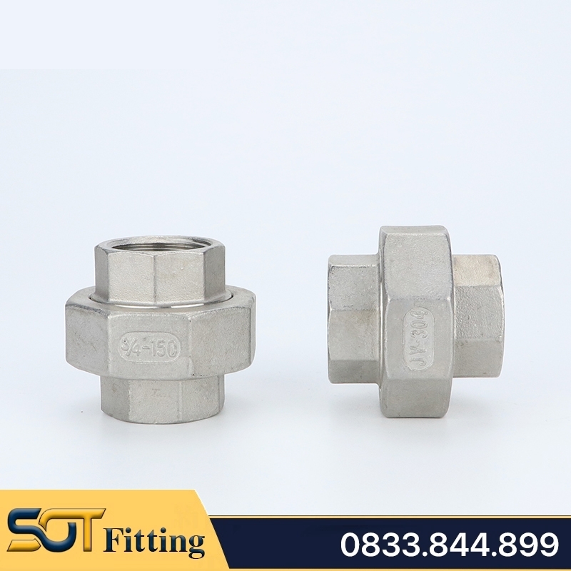 Đầu Nối Rắc Co Ren Trong Inox 304: Độ Bền Cao, Chống Ăn Mòn Tối Ưu