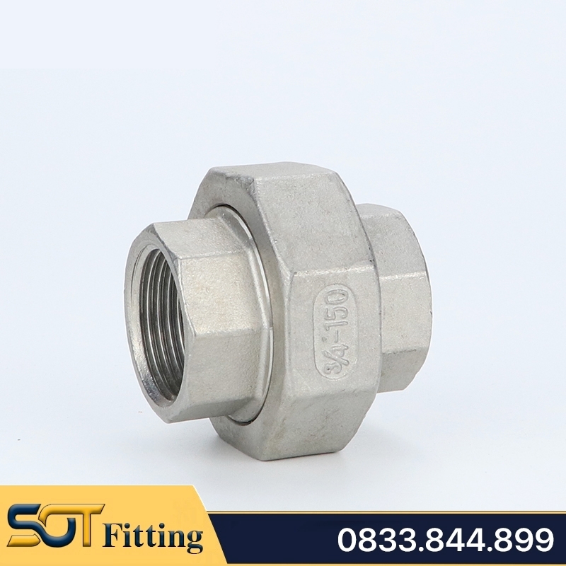 Đầu Nối Rắc Co Ren Trong Inox 304: Độ Bền Cao, Chống Ăn Mòn Tối Ưu