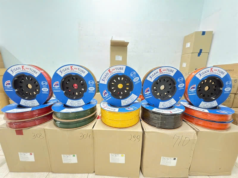 Dây Hơi PU JISAN, Dây Hơi Khí Nén PU JISAN Hàn Quốc Phi 4 6 8 10 12 16 - Đơn Giá 1 Mét