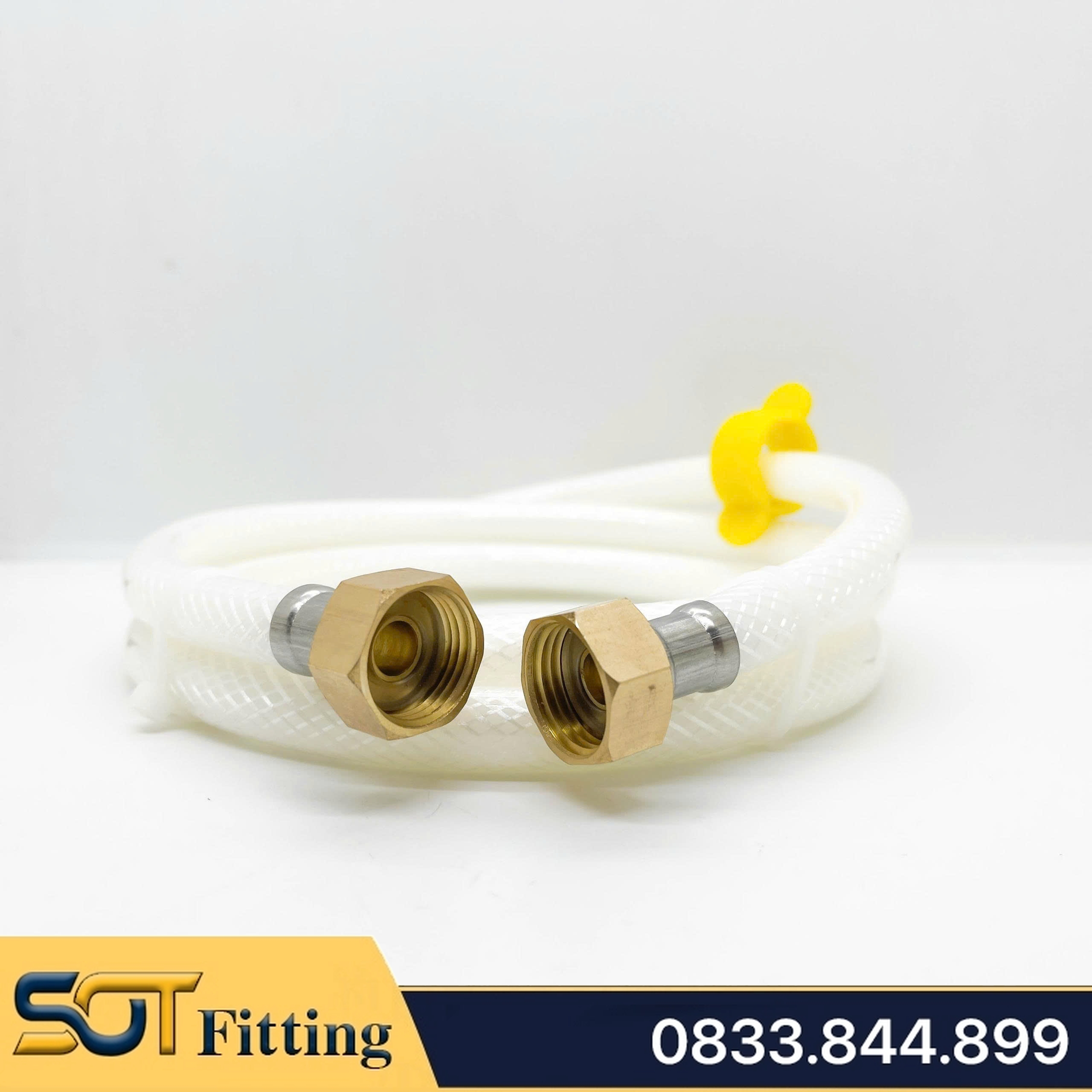 Dây Nhựa Cấp Nước, Dây Nhựa Cấp Nước Tán Xoay Đồng Vàng - Phi 21