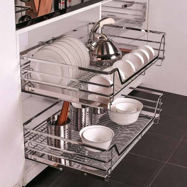 Giá Xoong Nồi Tủ Bếp Dưới SUS 304 - Thương Hiệu Tủ Bếp Camryn