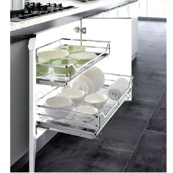 Giá Xoong Nồi Tủ Bếp Dưới SUS 304 - Thương Hiệu Tủ Bếp Camryn