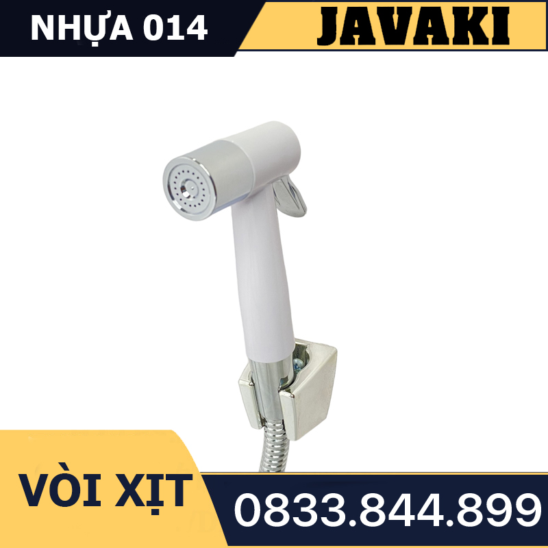 Vòi Xịt Nhựa 014 Gắn Bồn Cầu Bệt Vệ Sinh - Thương Hiệu JAVAKI