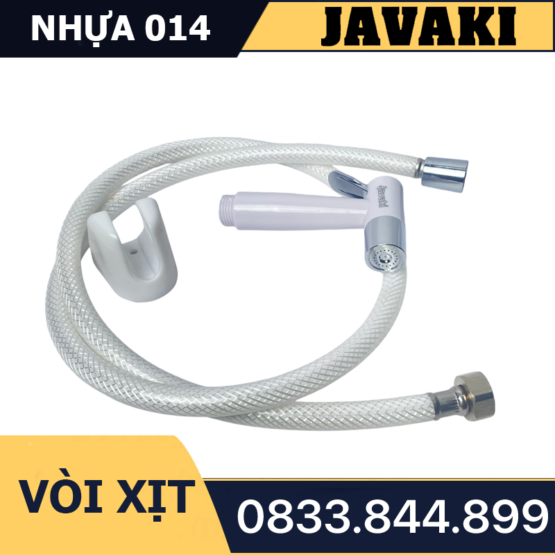 Vòi Xịt Nhựa 014 Gắn Bồn Cầu Bệt Vệ Sinh - Thương Hiệu JAVAKI