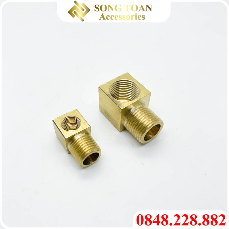 Co Điếu Đồng, Co Ren Trong Ren Ngoài 9.6 13 17 21 - Đồng Thau